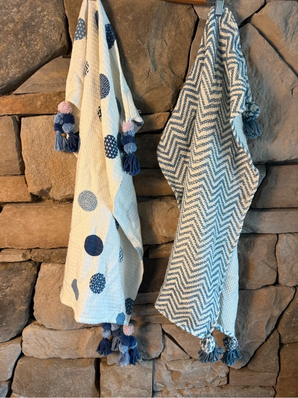 New🌟Anthropologie-Pom-Pom Cotton Kitchen Towels